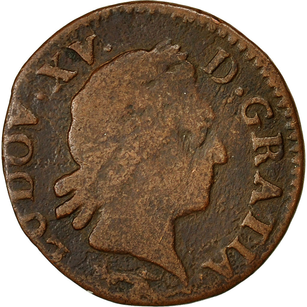 Moneta, Francia, Liard, 1769, Besançon, MB+, Rame, Gadoury:272