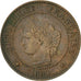Münze, Frankreich, Cérès, 2 Centimes, 1894, Paris, SS+, Bronze, KM:827.1