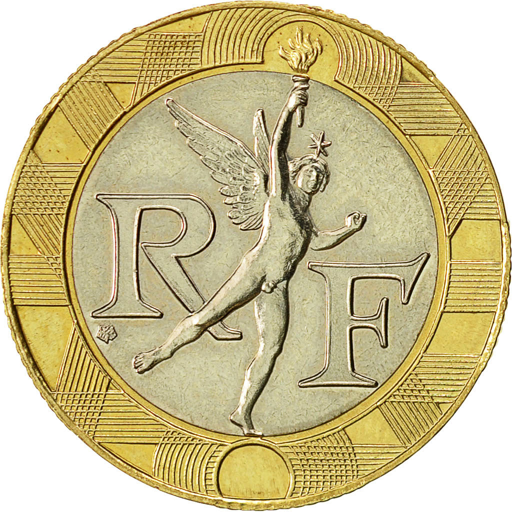 Coin, France, Génie, 10 Francs, 1994, AU(55-58), Aluminum-Bronze, KM:964.2