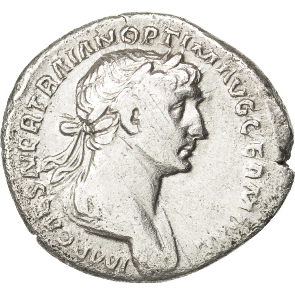 Trajan, Denarius, EF(40-45), Silver, Cohen #191, 2.40