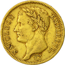 Moneda, Francia, Napoléon I, 40 Francs, 1811, Paris, MBC, Oro, KM:696.1