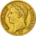 Moneta, Francia, Napoléon I, 40 Francs, 1811, Paris, MB+, Oro, KM:696.1