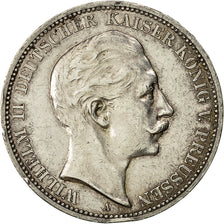 Moneta, Landy niemieckie, PRUSSIA, Wilhelm II, 3 Mark, 1912, Berlin, EF(40-45)