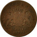 Moneta, Stati tedeschi, BADEN, Friedrich I, Kreuzer, 1861, MB+, Rame, KM:242