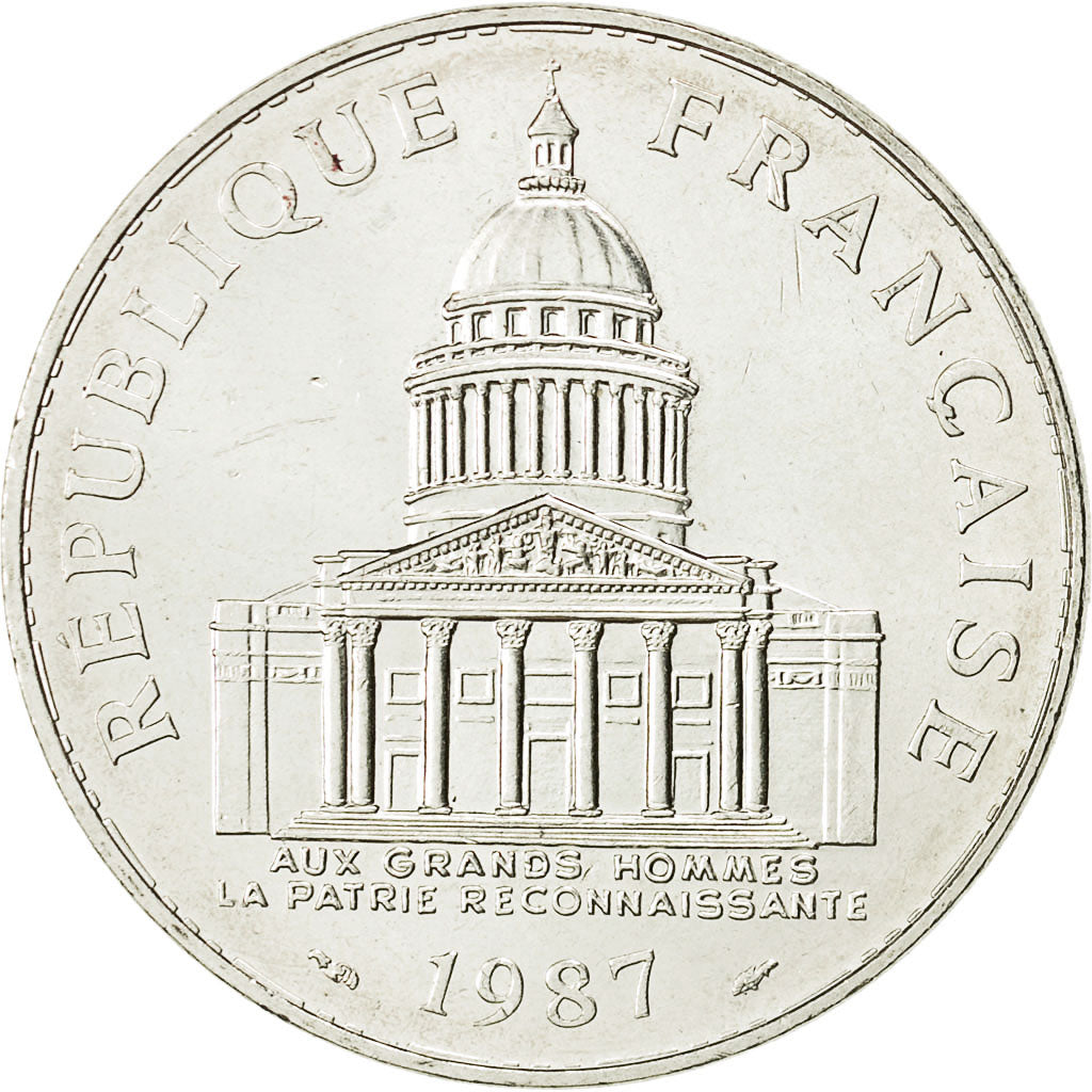 Monnaie, France, Panthéon, 100 Francs, 1987, Paris, TTB+, Argent, Gadoury:898