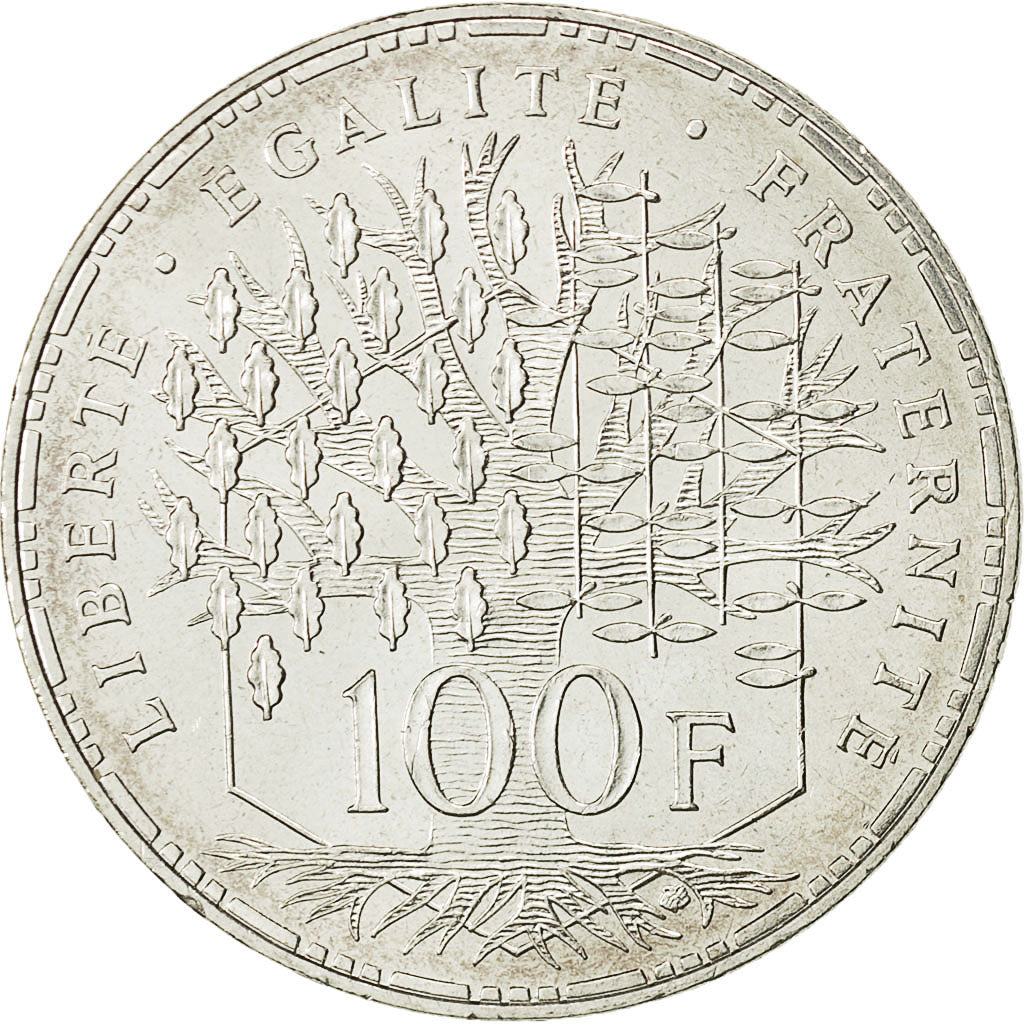 Monnaie, France, Panthéon, 100 Francs, 1987, Paris, TTB+, Argent, Gadoury:898