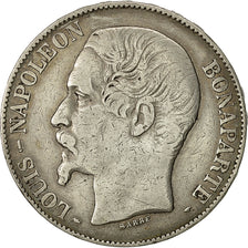 Monnaie, France, Napoléon III, 5 Francs, 1852, Paris, TTB, Argent, Gadoury:726