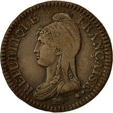 Monnaie, France, Dupré, 2 Décimes, AN 4, Paris, TTB+, Bronze, Gadoury:300