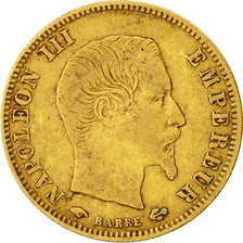 Coin, France, Napoleon III, Napoléon III, 5 Francs, 1856, Paris, VF(30-35)