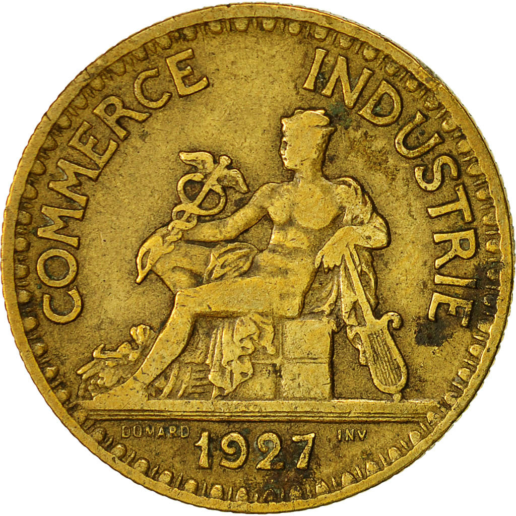 Münze, Frankreich, Chambre de commerce, 2 Francs, 1927, Paris, S+