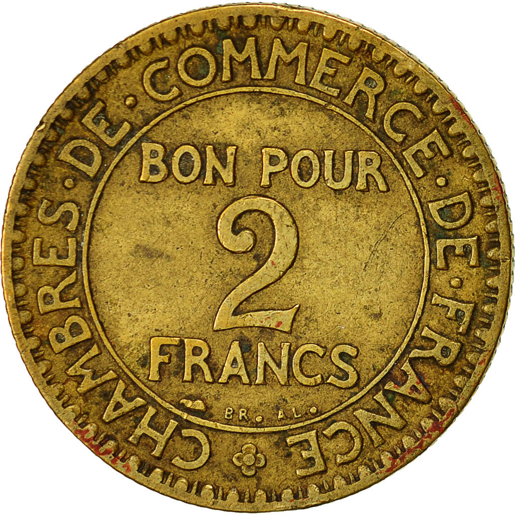 Münze, Frankreich, Chambre de commerce, 2 Francs, 1927, Paris, S+