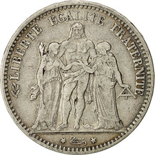 Monnaie, France, Hercule, 5 Francs, 1874, Bordeaux, TB+, Argent, Gadoury:745a