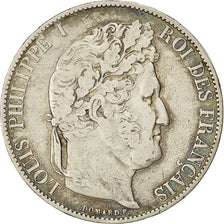 Munten, Frankrijk, Louis-Philippe, 5 Francs, 1846, Lille, FR+, Zilver
