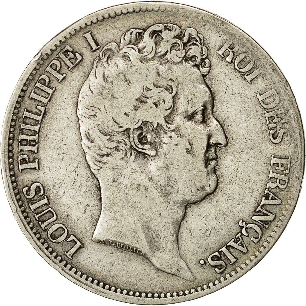 Coin, France, Louis-Philippe, 5 Francs, 1831, Marseille, VF(30-35), Silver