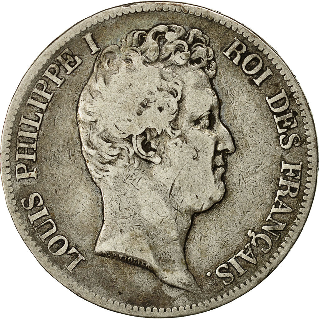 Monnaie, France, Louis-Philippe, 5 Francs, 1830, Lille, TB+, Argent
