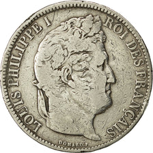 Münze, Frankreich, Louis-Philippe, 5 Francs, 1831, Bordeaux, S, Silber