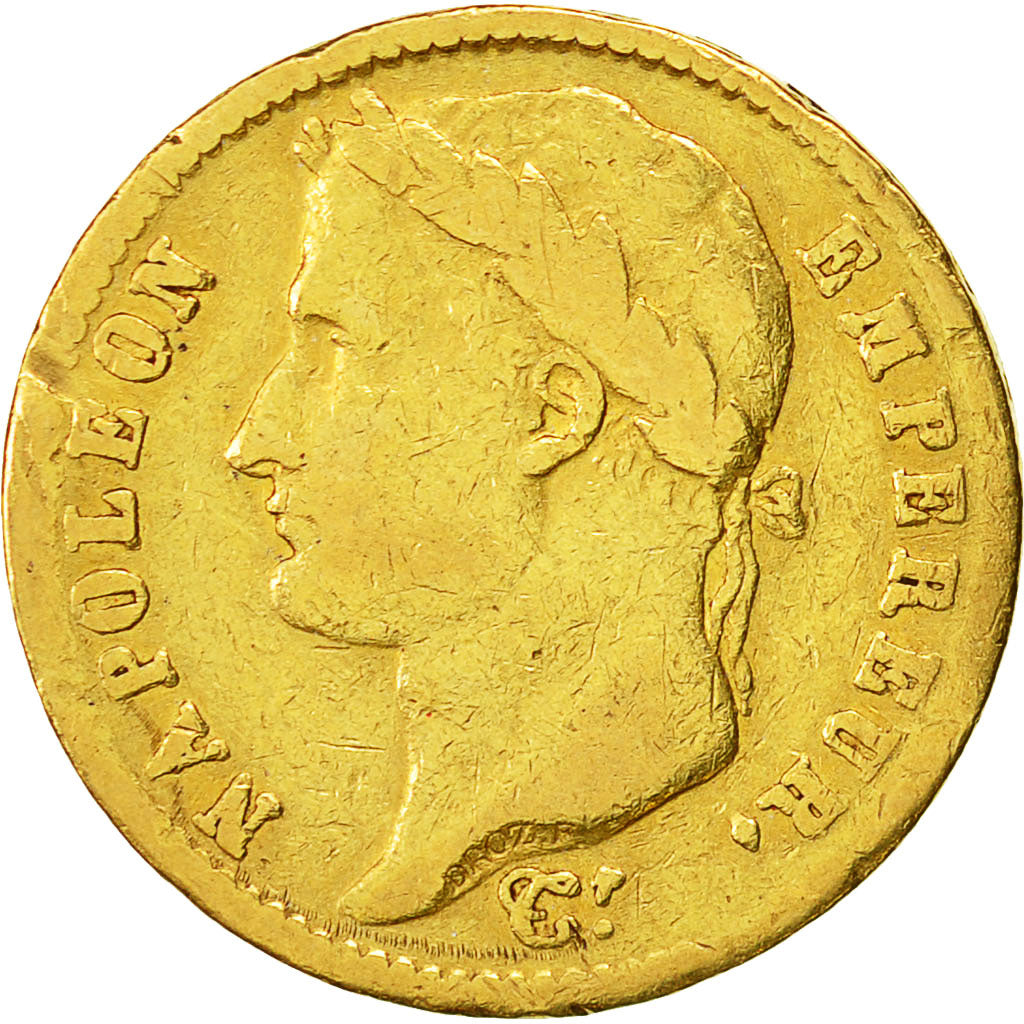 Coin, France, Napoléon I, 20 Francs, 1808, Paris, VF(30-35), Gold, KM:687.1
