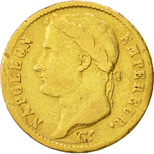 Coin, France, Napoléon I, 20 Francs, 1808, Paris, VF(30-35), Gold, KM:687.1
