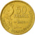 Moneta, Francja, Guiraud, 50 Francs, 1958, Paris, AU(50-53), Aluminium-Brąz