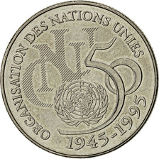Monnaie, France, ONU, 5 Francs, 1995, Paris, SUP, Argent, Gadoury:776, KM:1118