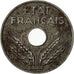 Moneda, Francia, État français, 20 Centimes, 1944, Paris, MBC+, Hierro