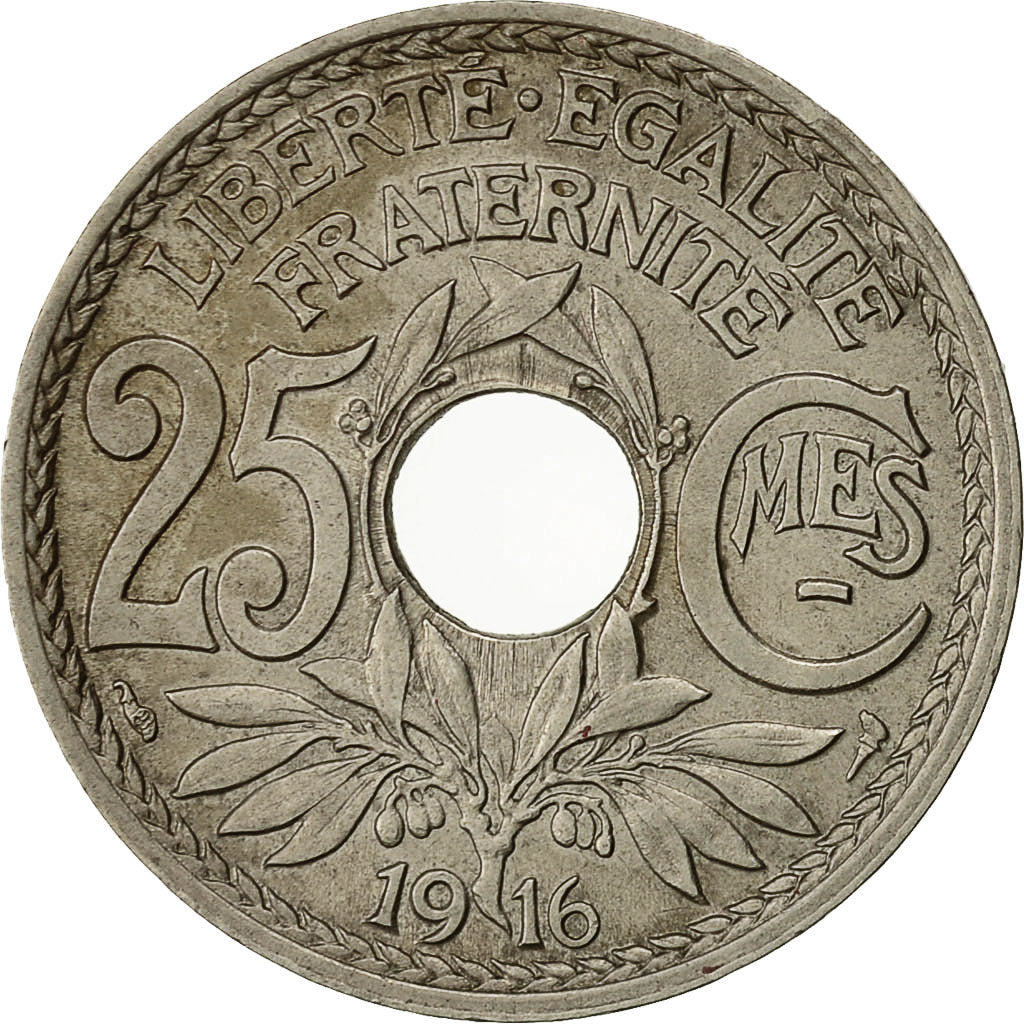 Monnaie, France, Marianne, 20 Centimes, 1916, Paris, SUP, Aluminum-Bronze