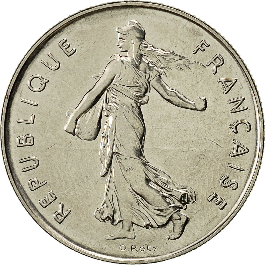 Coin, France, Semeuse, 5 Francs, 1979, Paris, AU(55-58), Nickel Clad