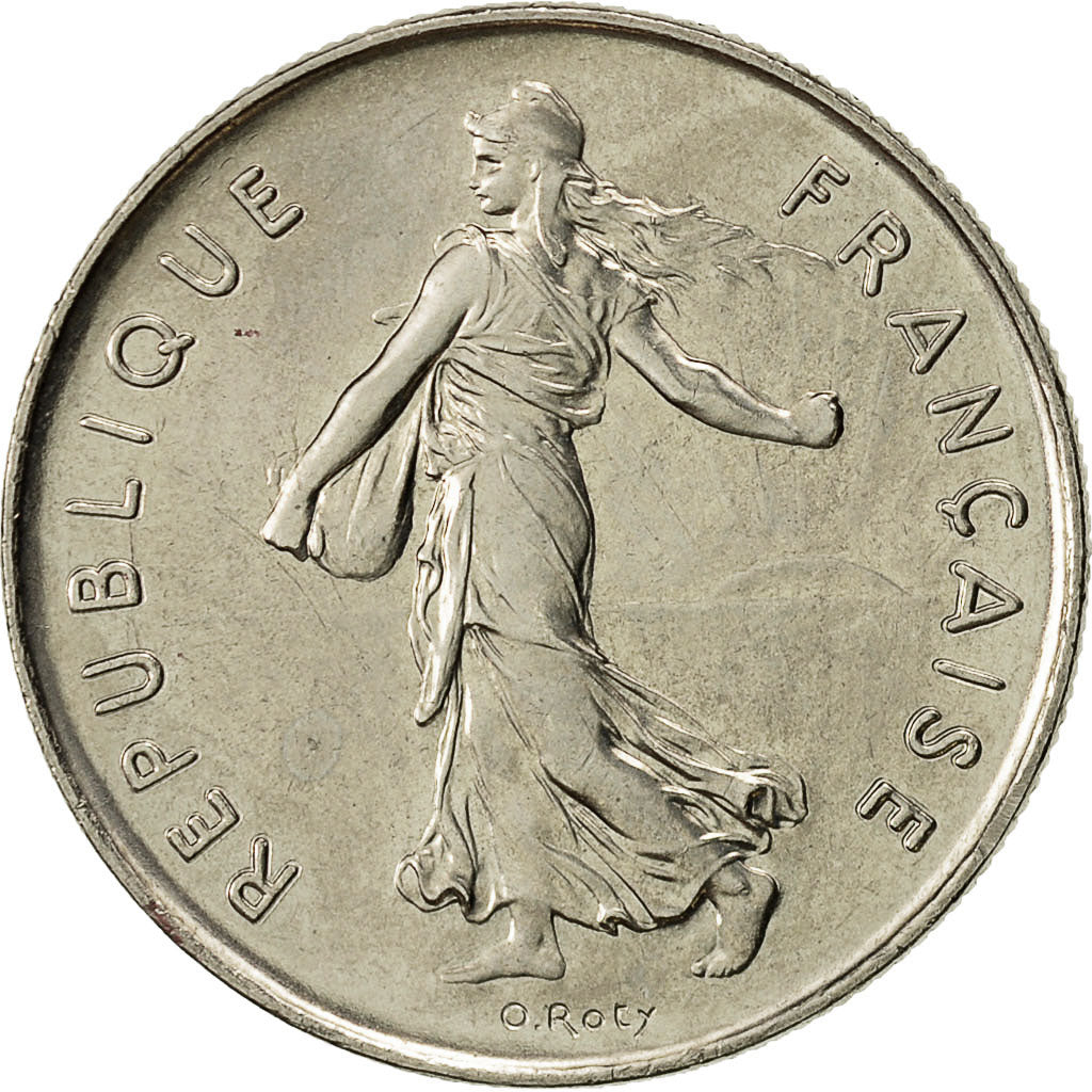 Moneta, Francia, Semeuse, 5 Francs, 1985, Paris, SPL-, Nichel placcato