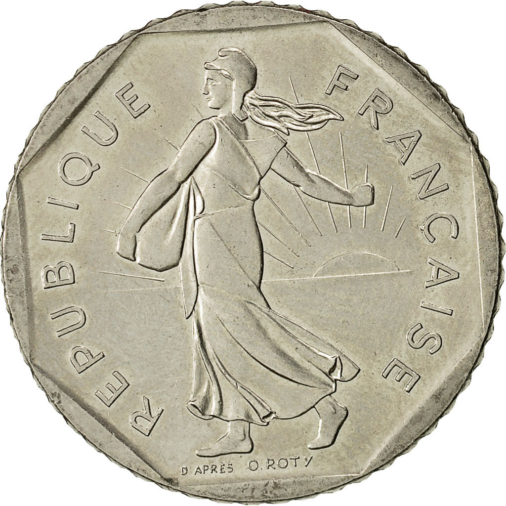 Münze, Frankreich, Semeuse, 2 Francs, 1985, Paris, VZ, Nickel, KM:942.1