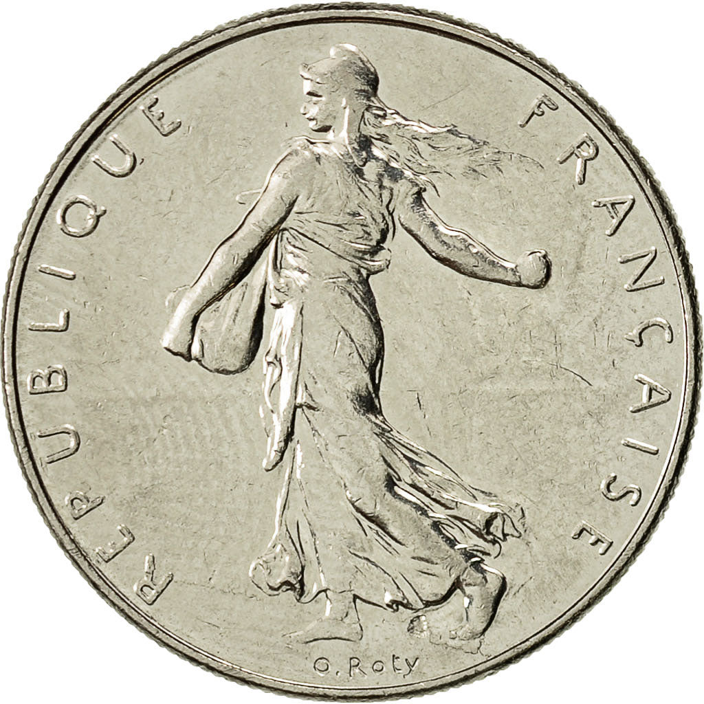 Moneta, Francia, Semeuse, Franc, 1987, Paris, SPL, Nichel, KM:925.1, Gadoury:474