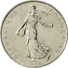 Munten, Frankrijk, Semeuse, Franc, 1988, Paris, UNC-, Nickel, KM:925.1