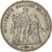 Monnaie, France, Hercule, 5 Francs, 1875, Bordeaux, TTB, Argent, Gadoury:745a