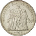 Coin, France, Hercule, 5 Francs, 1877, Bordeaux, EF(40-45), Silver, KM:820.2