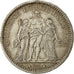 Munten, Frankrijk, Hercule, 5 Francs, 1872, Paris, ZF, Zilver, KM:820.1