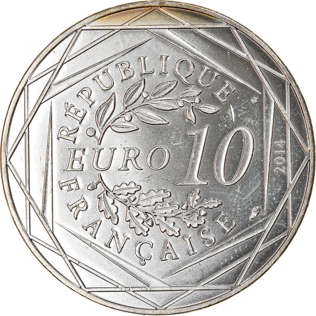 France, 10 Euro, Egalité Automne Sempé, 2014, Paris, SPL+, Argent