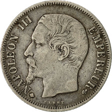 Münze, Frankreich, Napoleon III, Napoléon III, Franc, 1856, Strasbourg, SS
