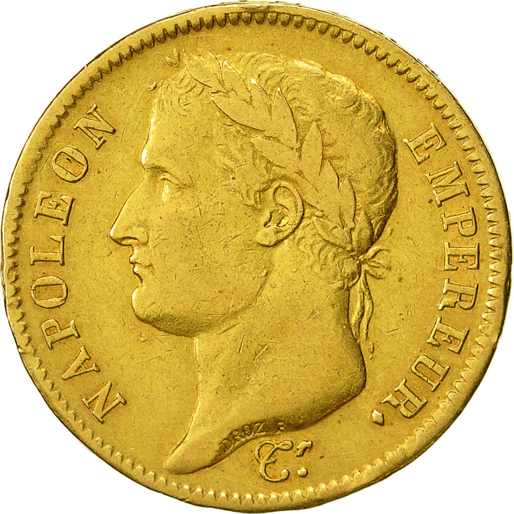 Münze, Frankreich, Napoléon I, 40 Francs, 1811, Paris, S+, Gold, KM:696.1