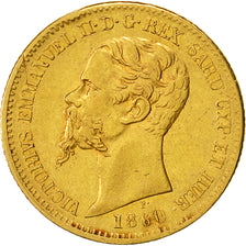 Münze, Italien Staaten, SARDINIA, Vittorio Emanuele II, 20 Lire, 1860, Genoa