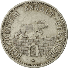 Coin, German States, ANHALT-BERNBURG, Alexander Carl, 1/6 Thaler, 1856