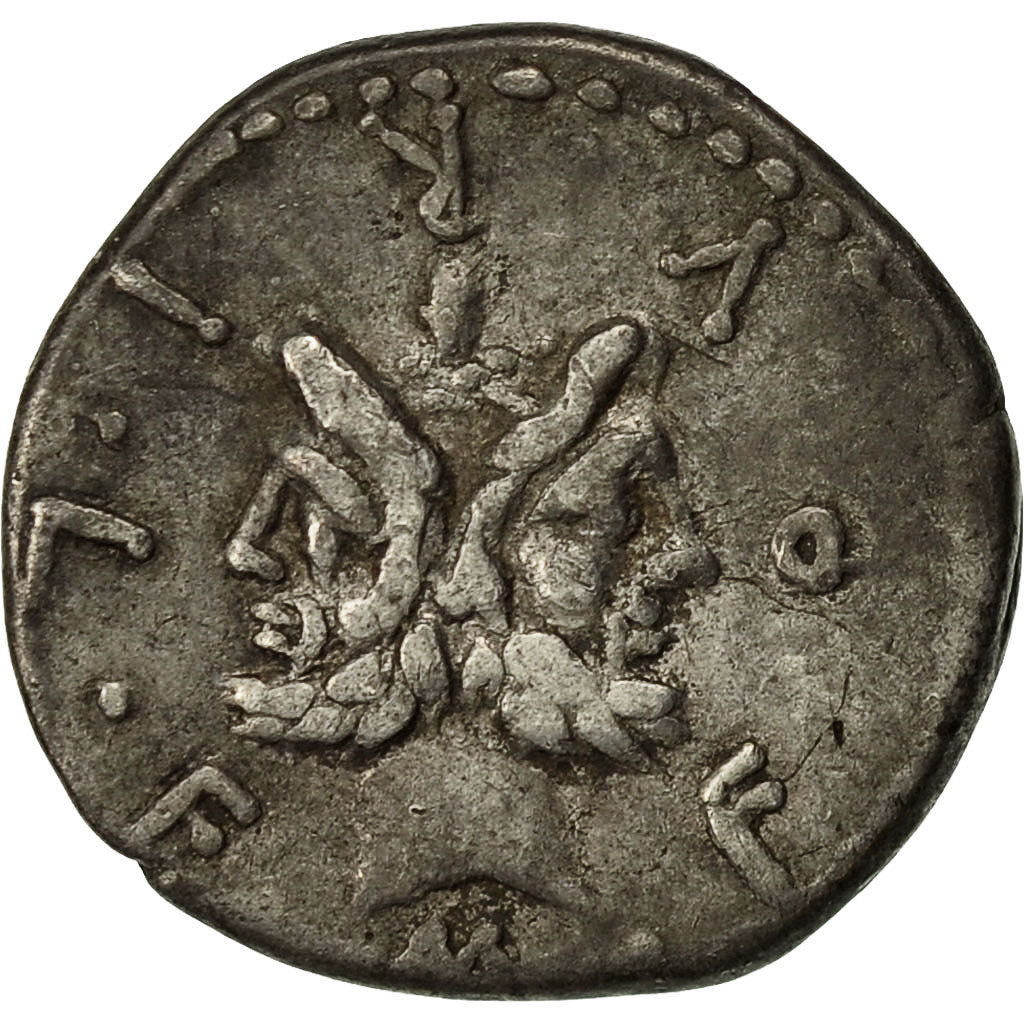 Münze, Furia, Denarius, Rome, SS+, Silber, Crawford:281/1