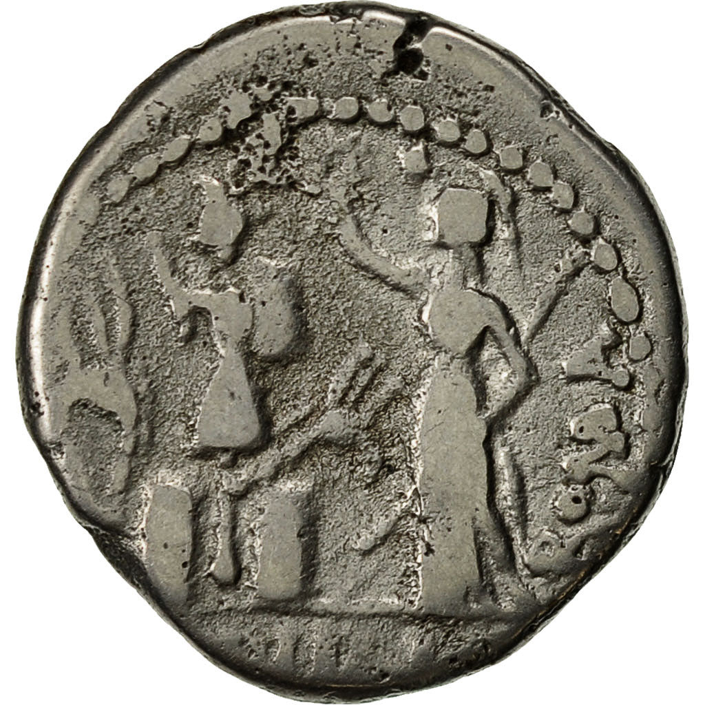 Münze, Denarius, Rome, S+, Silber, Crawford:281/1
