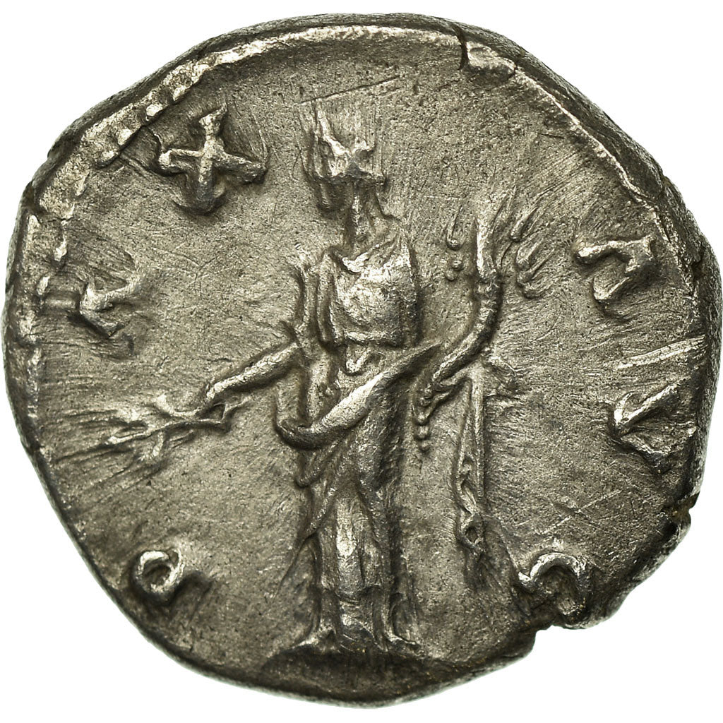 Moneta, Antoninus Pius, Denarius, SPL-, Argento, Cohen:588