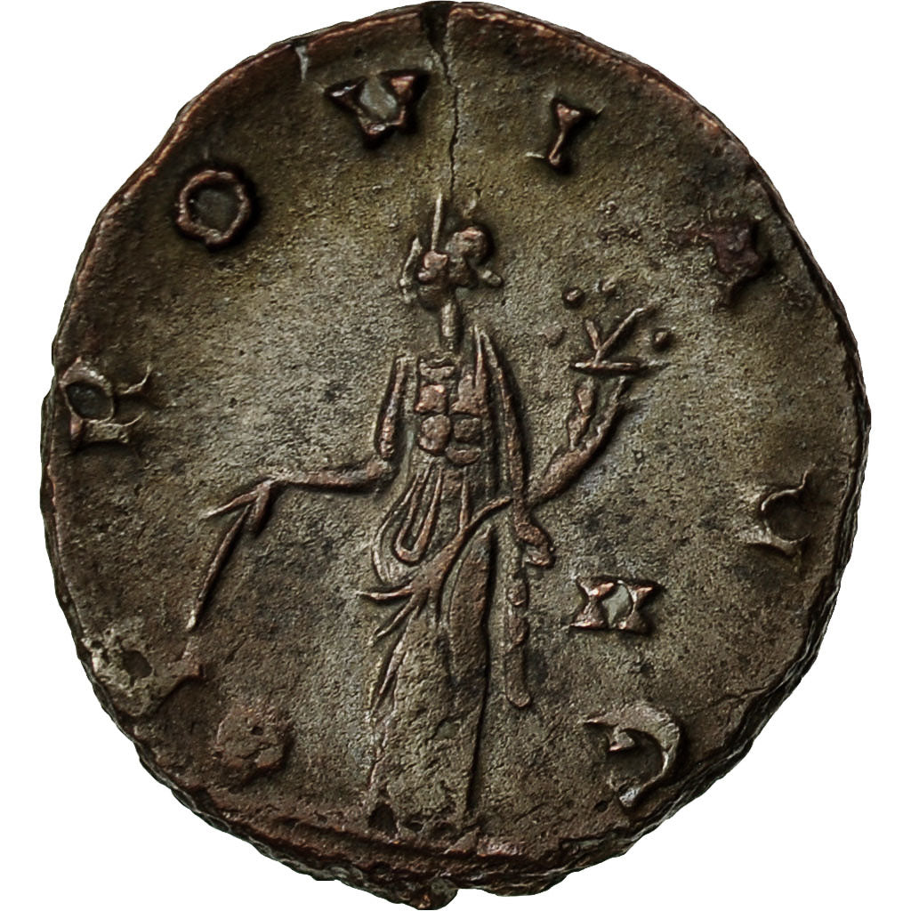 Moneta, Gallienus, Antoninianus, 260-269, BB+, Biglione, RIC:580