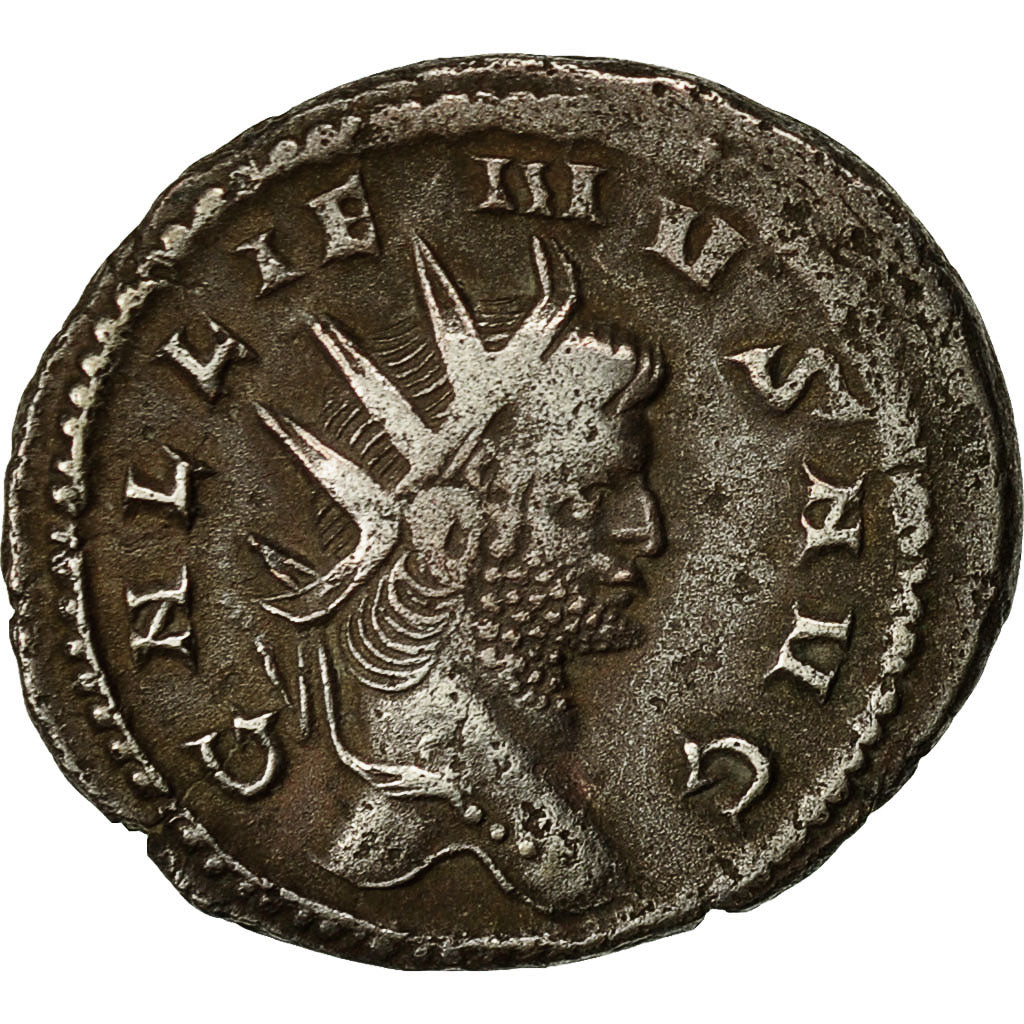 Coin, Gallienus, Antoninianus, AU(50-53), Billon, RIC:236