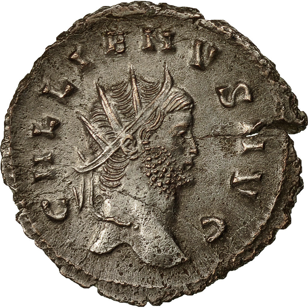 Moneta, Gallienus, Antoninianus, AU(55-58), Bilon, RIC:193var