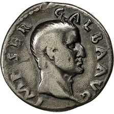 Moneta, Galba, Denarius, 68-69, Rome, MB+, Argento, RIC:manque