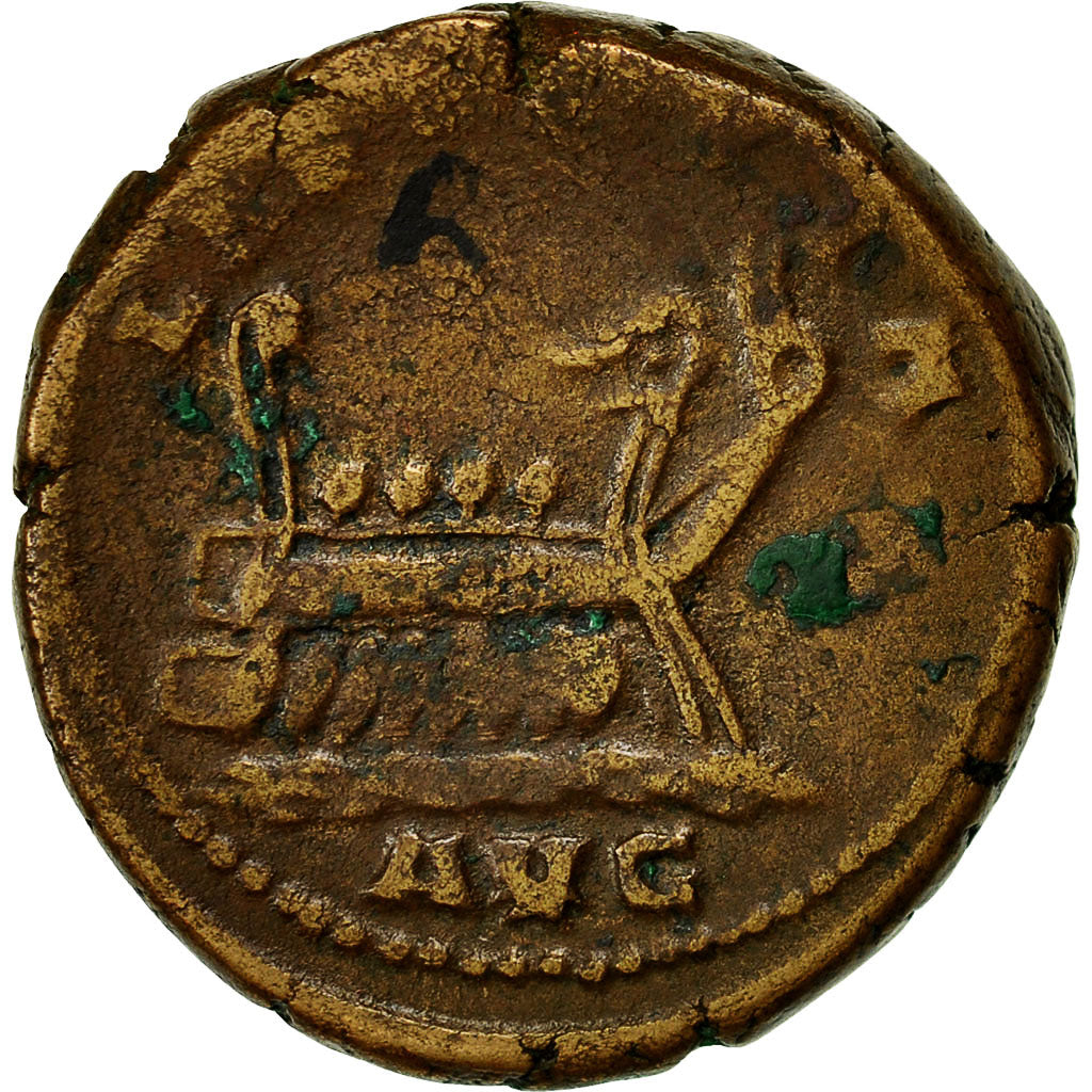 Moneta, Postumus, Sesterzio, 260-261, Rare, MB+, Bronzo, RIC:144