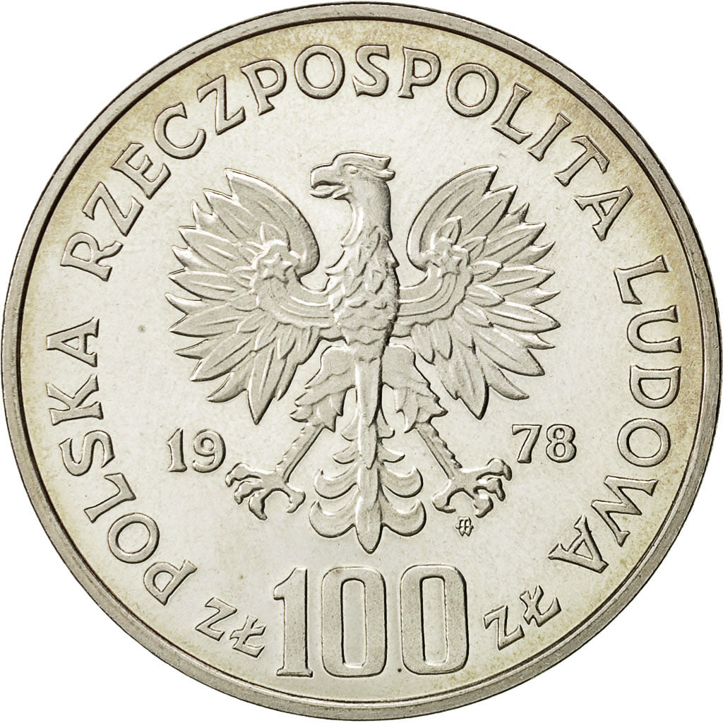 Monnaie, Pologne, 100 Zlotych, 1978, Warsaw, SPL, Argent, KM:93