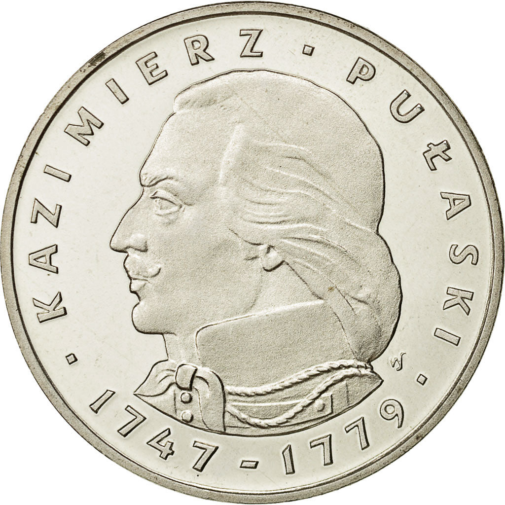 Moneda, Polonia, 100 Zlotych, 1976, Warsaw, FDC, Plata, KM:84