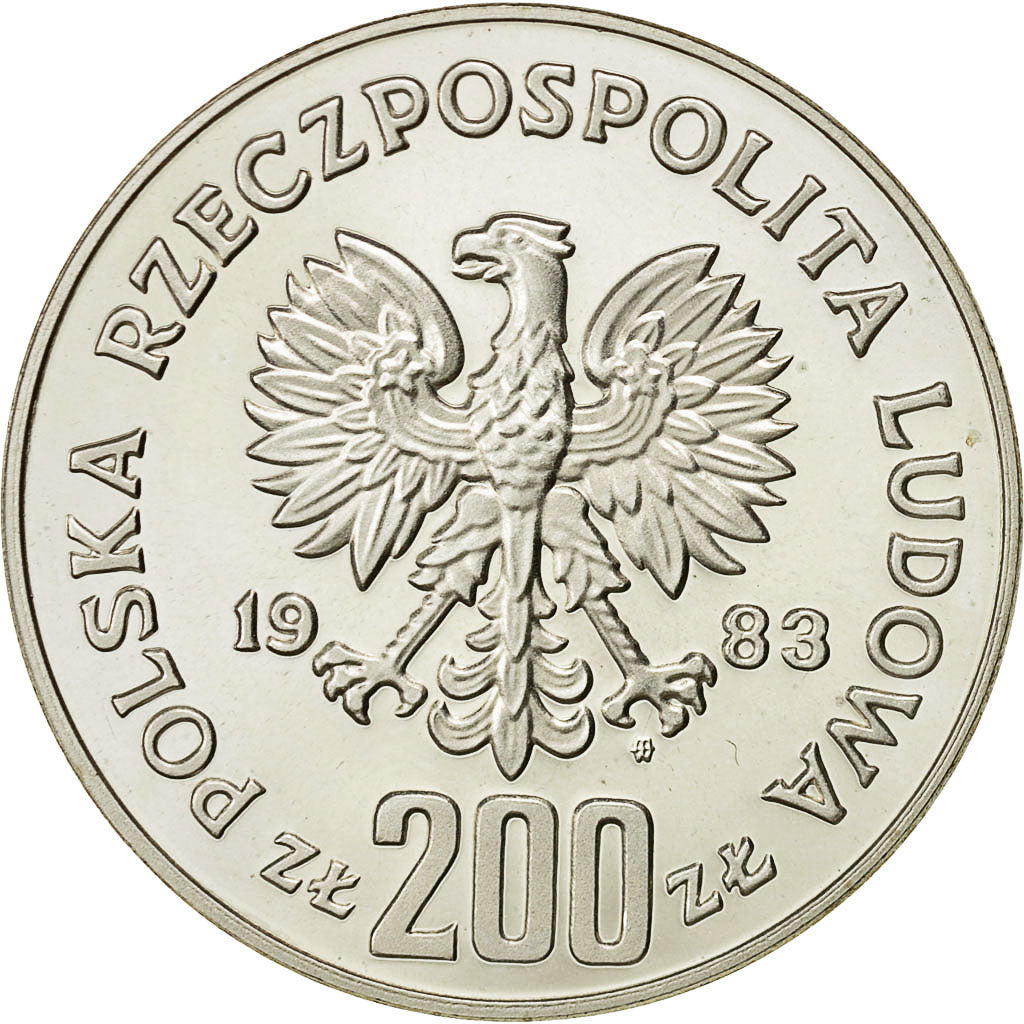 Monnaie, Pologne, 200 Zlotych, 1983, Warsaw, FDC, Argent, KM:Pr492